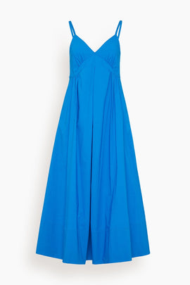 Barker Dress in Cyan