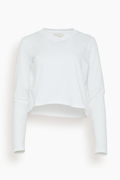 Loulou Studio Tops Masal Long Sleeve Shirt in White