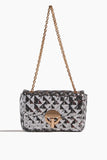 Vanessa Bruno Moon Moyen Clutch in Argent