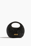 Sacai Top Handle Bags Rattan Round Bag in Black Sacai Rattan Round Bag in Black