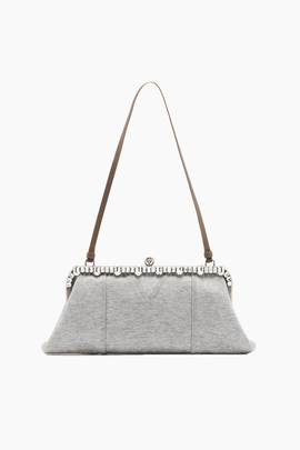 Small Clutch in Granite Grey Melange