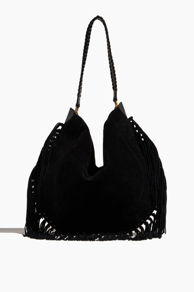 Oskan Hobo Soft Bag in Black