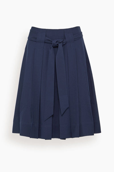 Jess Skirt in Open Weave Flou Navy