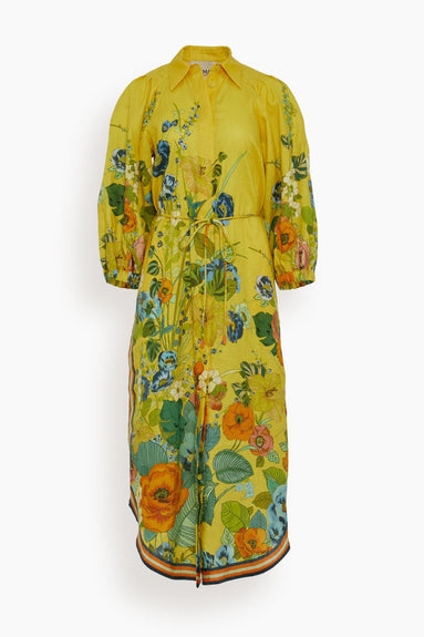 Alemais Casual Dresses Cresida Shirtdress in Yellow Alemais Cresida Shirtdress in Yellow