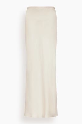 Eli A-Line Maxi Skirt in Ivory