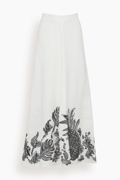 Exquisite Luxury Skirt in Camellia White