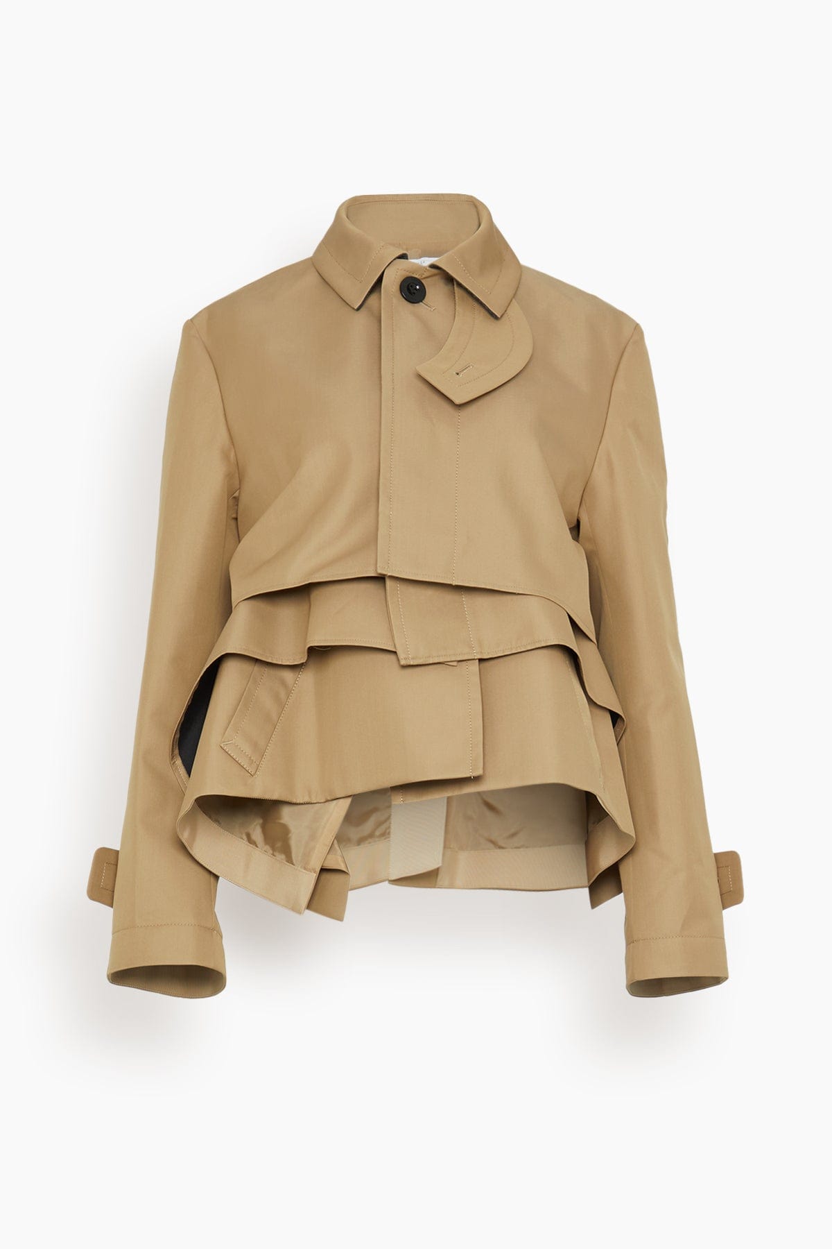 Sacai Cotton Gabardine Blouson in Beige – Hampden Clothing