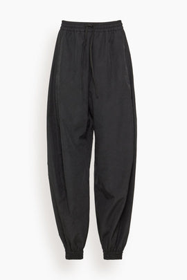 Balloon Track Pants in Black