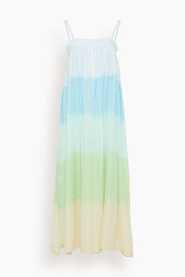 Eda Slip Dress in Nefas Mint