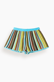 Staud Rove Short in Skate Stripe