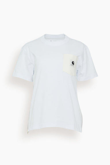 Sacai Tops Carhartt WIP T-Shirt in White