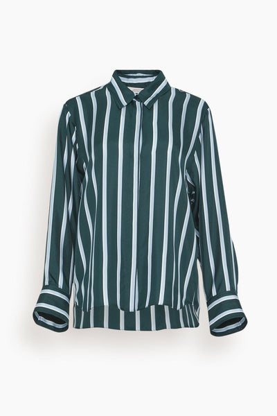 Luxurious Stripes Blouse in Colorful Stripes