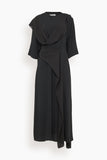 MM6 Maison Margiela Dresses Draped Dress in Black Draped Dress in Black