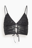 MORE NOIR South Top in Black