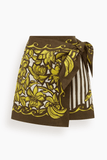 Alemais Mona Sarong Skirt in Yellow
