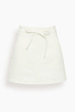 Tanya Taylor Annika Skirt in Chalk