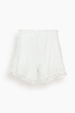 Sea Shorts Elke Soutache Short in White Elke Soutache Short in White