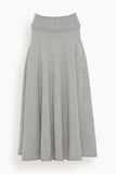 Extreme Cashmere Skirts Twirl Skirt in Grey