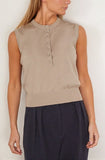 Dries Van Noten Tops Togo Top in Light Grey Dries Van Noten Togo Top in Light Grey
