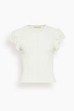 Ulla Johnson Tops Giulia Top in Pristine Giulia Top in Pristine