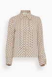 WE-AR4 Academy Blouse ll in Blush Multi