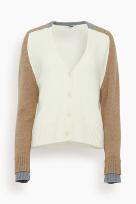 Cashmere Cardigan in Neutral