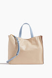 Marni Museo Soft EW Small Tote Bag in Shell/Moca/Lake – Hampden