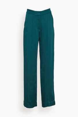 Kyra Wide Leg Pant in Emerald