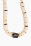 Lizzie Fortunato Necklaces New Moon Collar in White New Moon Collar in White