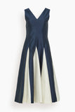 Lovebirds Mythos Dress in Midnight Blue/Ivory