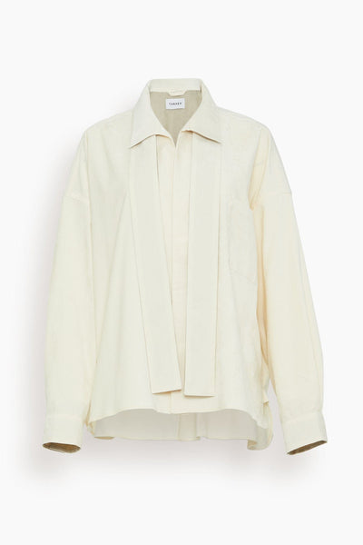 Cropped Shirt in White