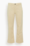 Askk NY Pants Slim Chino Pant in Washed Ecru Slim Chino Pant in Washed Ecru