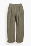 Toast Carys Micro Houndstooth Wide Leg Trousers in Vintage White/Black