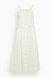 Sea Alberte Solid Tank Dress in White