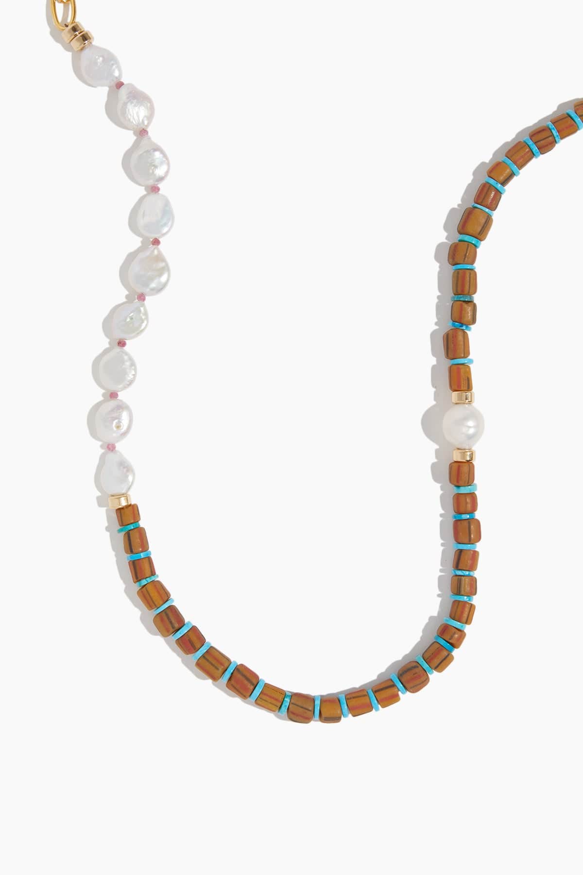 Lizzie Fortunato Necklaces Porto Covo Necklace in Azul Multi Lizzie Fortunato Porto Covo Necklace in Azul Multi