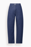 Another Tomorrow Denim Curved Pant in Rinsed