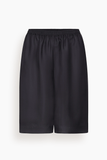 Loulou de Saison Zinia Loose Fit Shorts in Black