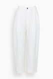 Jamie Haller The Tapered Trouser in White
