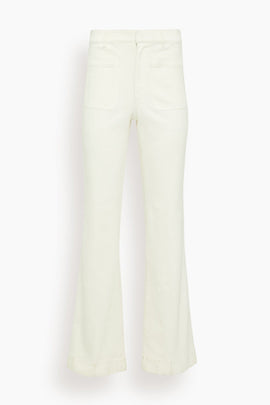 Nicole Pant in Chalk