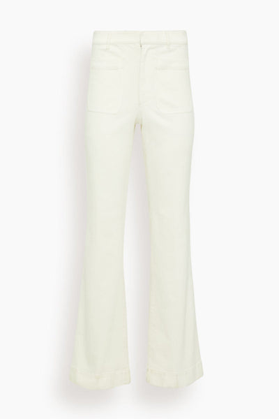 Nicole Pant in Chalk