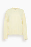 Loulou de Saison Anton Crewneck Sweater in Butter