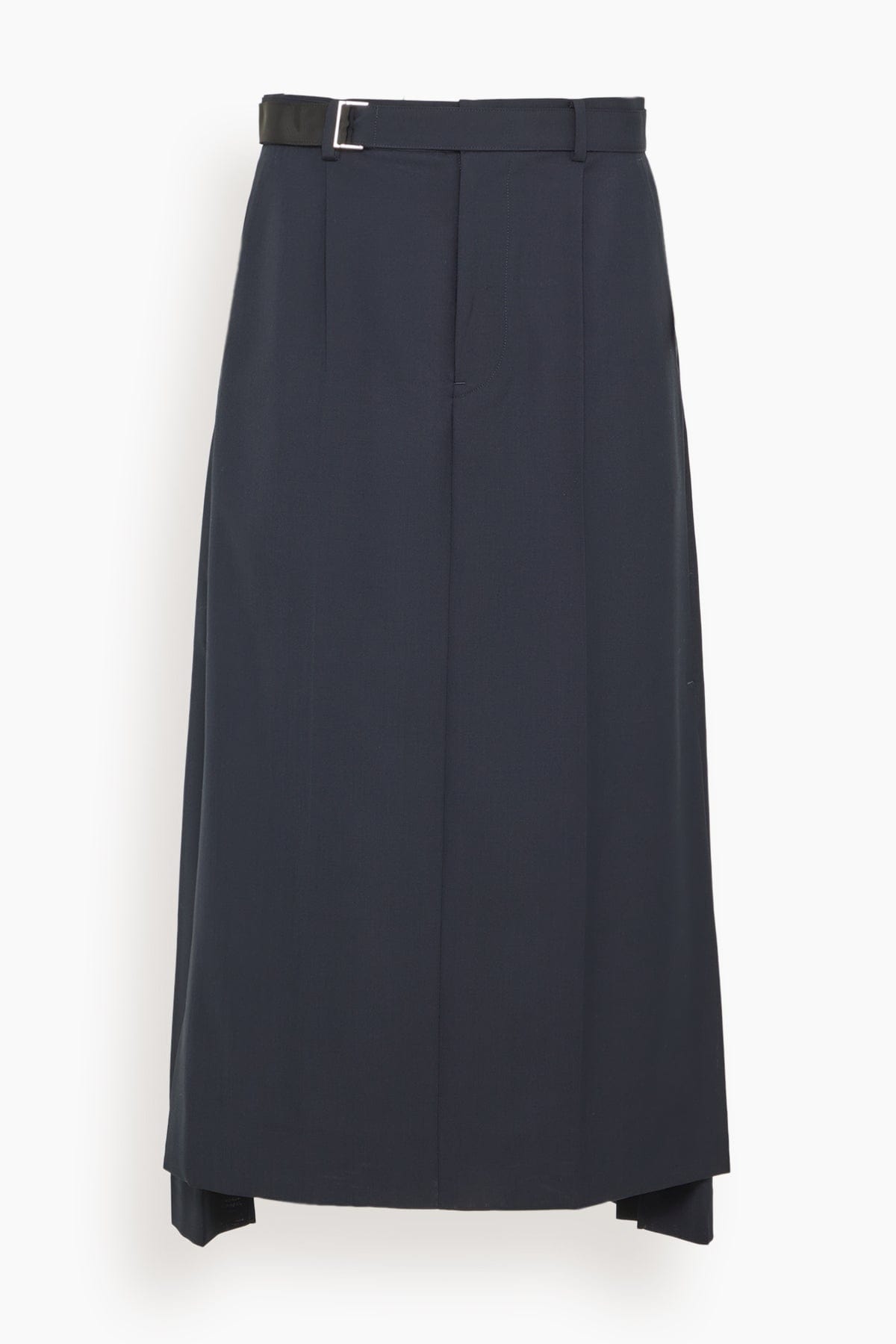 sacai 国内買付 Suiting Skirt Sacai Suiting Skirt in Navy – Hampden Clothing