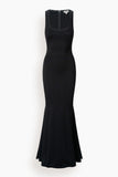Staud Onyx Dress in Black