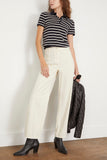 Nili Lotan Tops Leanne Polo in Dark Navy/Ivory Stripe Nili Lotan Leanne Polo in Dark Navy/Ivory Stripe