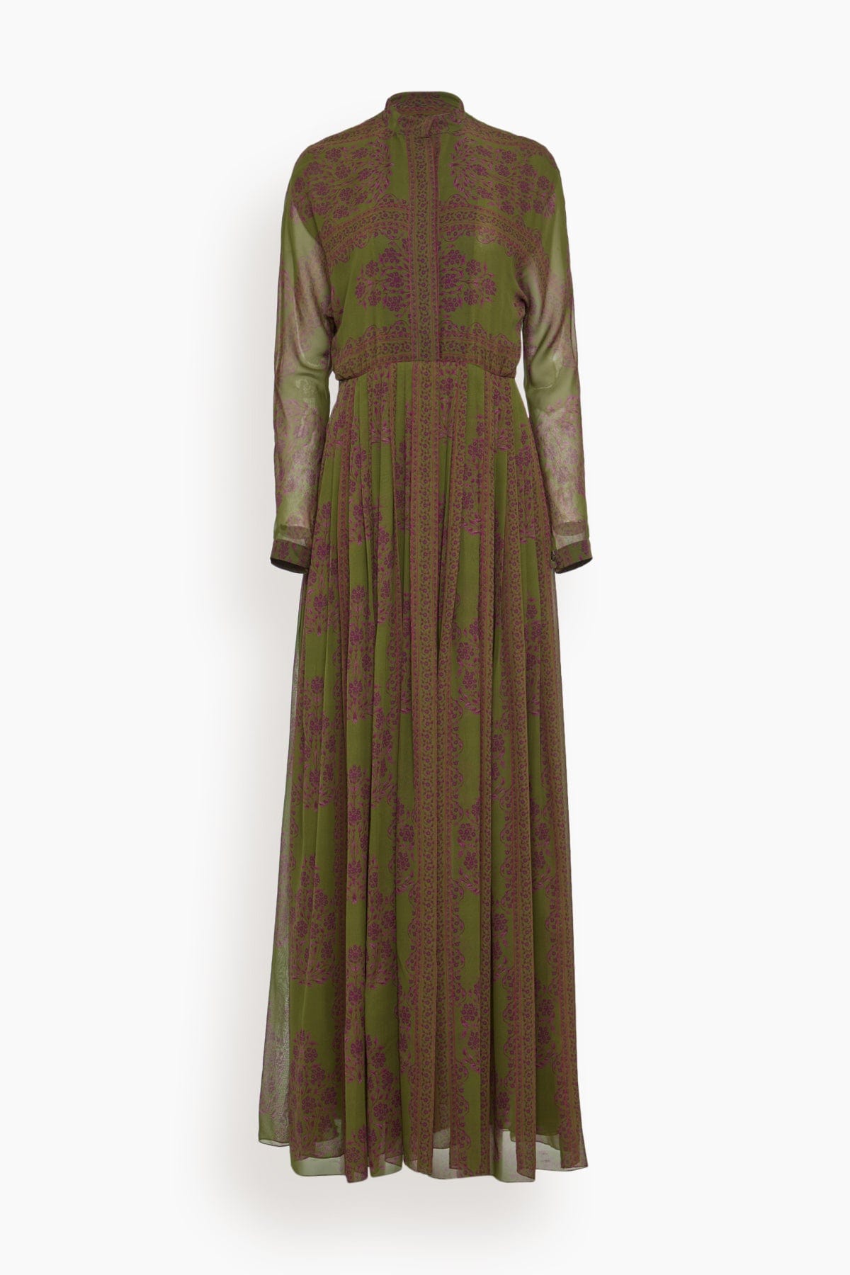 Giambattista Valli - Giambattista Valli Dress in Green Multi 44 / 8 US - Hampden Clothing Giambattista Valli - Giambattista Valli Dress in Green Multi 44 / 8 US - Hampden Clothing