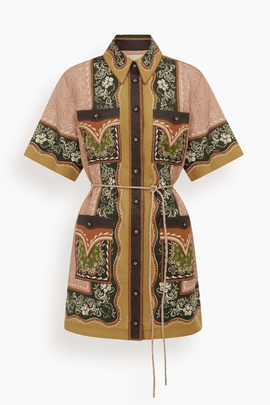 Darcey Mini Dress in Multi