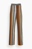 Missoni Pants Trousers in Multi Brown Shades
