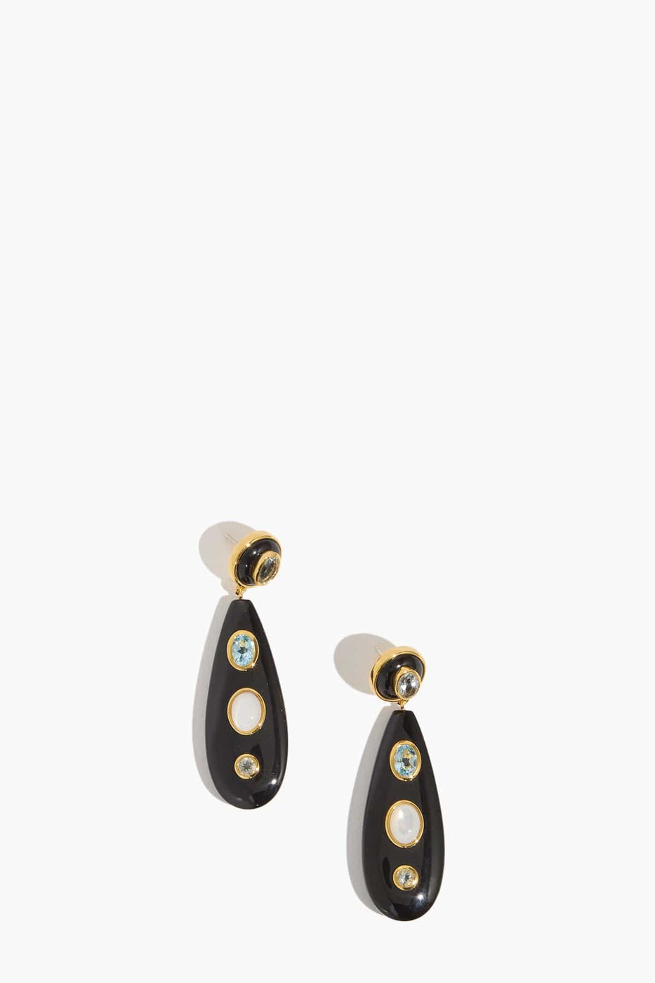 Lizzie Fortunato Earrings Torre Earrings in Midnight Sparkle Black Lizzie Fortunato Torre Earrings in Midnight Sparkle Black