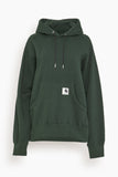 Sacai x Carhartt WIP Carhartt WIP Cotton Jersey Hoodie in Green