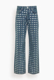Rag And Bone Shea High Rise Full Relaxed Straight Jean in Kingston